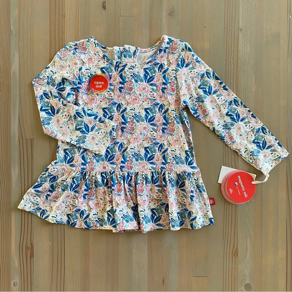 NWT Magnetic Me once and floral play all day top & leggings set 18-24 Months - Picture 3 of 10